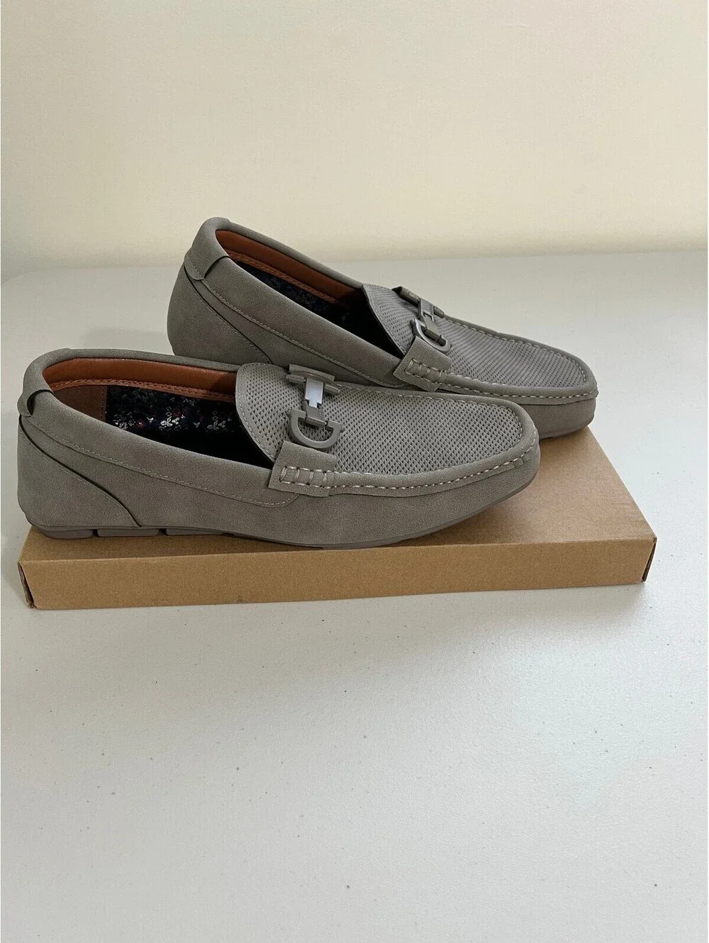 Madden Men Men's Seilix Dress Bit Loafers - Gray Distro ,Size ,9